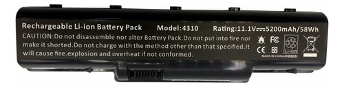 Batería Acer Aspire 4736z 4520 4535 4540 4720 4315 - AS07a31 Color de la batería: negro