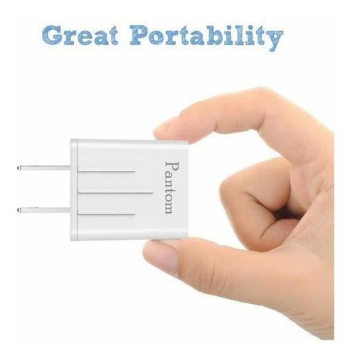 Cargadores De iPhone, Pantom 2 Enchufes Adaptadores De Carga