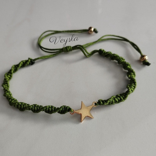 Pulsera Manilla   Con Dije Estrella