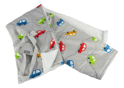 Cobertor Infantil Dupla Face Carros - Laço Bebê