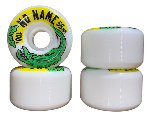 Imagen 3 de 4 de Ruedas Skate No Name Conicas Lagarto Uretano Importado Pro