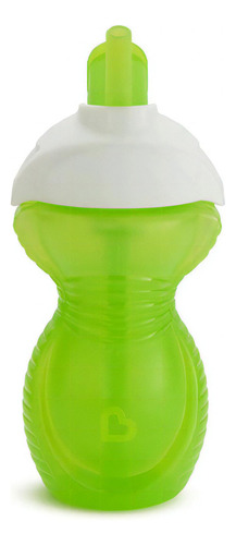 Vaso con pajita Click Lock de Munchkin 15424f, color verde