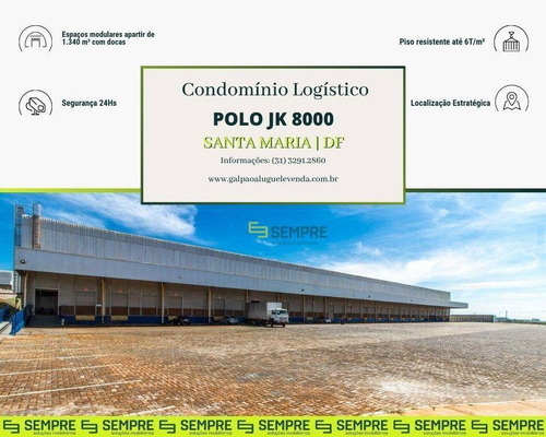 Imagem 1 de 17 de Galpão Para Alugar Em Santa Maria/df - Ga1662