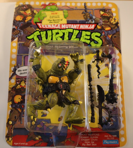 Tokka 1991 Tmnt ! Tortugas Ninja 90s Vintage