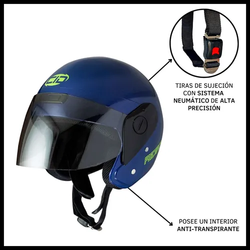 Casco abierto con visor sale