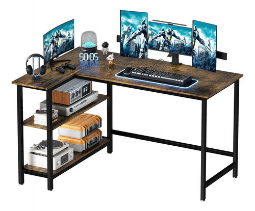 L Shaped Desk - 43 Inch Gaming Desk, Computer Corner Desk, H