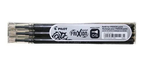 Pilot Tanque Borrable Frixión 0.5 X 3 Negro Apto Rocketbook