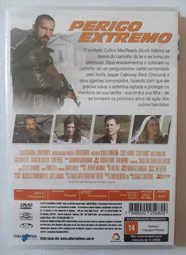 Dvd Perigo Extremo - Scott Adkins - Original Lacrado