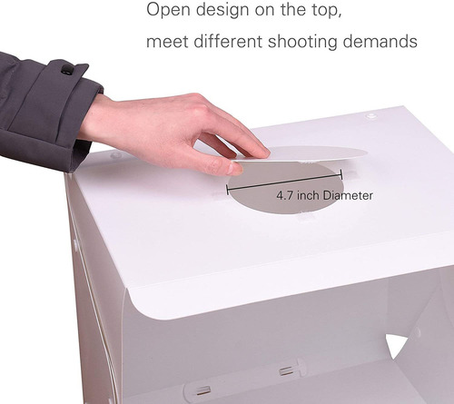 Imagen 5 de 8 de Emart - Caja De Luz Portatil Para Fotografia (14.0 X 16.0 In