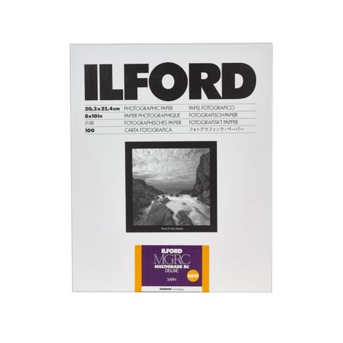  Papel Ilford Multigrado Rc Deluxe Satin 8 X10  25 Hojas