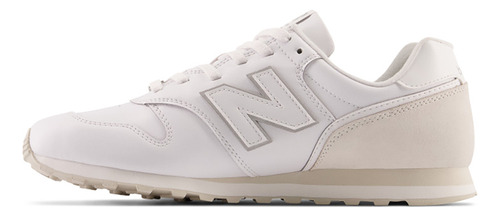 Tenis New Balance 373 Hombre - Blanco/beige