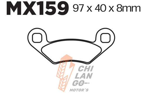 Balatas Tra. Polaris Atp 500 H0 (4x4) 04-05