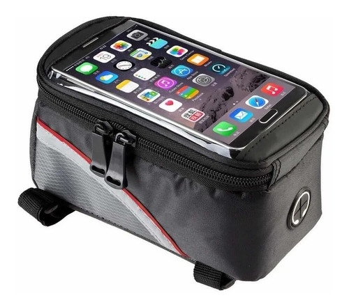 Imagen 2 de 4 de Estuche Maleta Bolso Alforja Porta Celular Bicicleta Grande