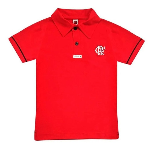 Camisa Polo Infantil Flamengo Tamanho 1,2 E 3