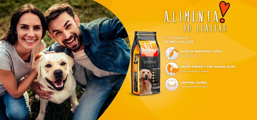 Alimento Fit Formula Premium Adult Dog para perro adulto de raza mini, pequeña, mediana y grande sabor mix en bolsa de 20kg