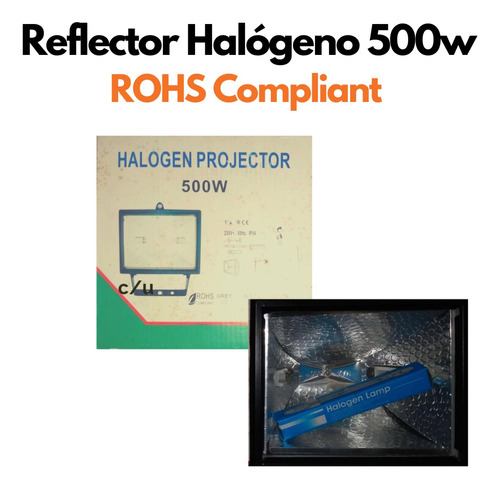 Reflector Halógeno 500w