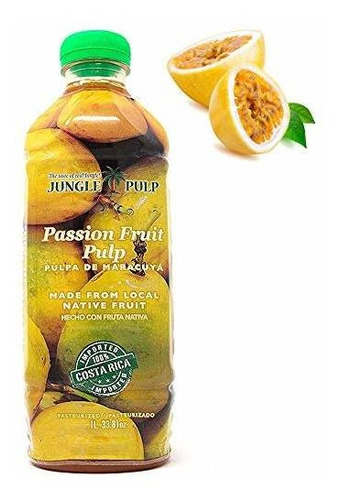 Jungle Pulp Granadilla Puré De Frutas Mezcla Pasteurizada De