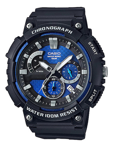 Reloj Casio Mcw-200h-2avcf Chronograph Multifunción-negro