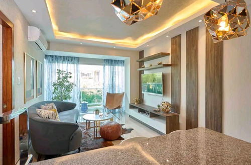 Se Vende, Apartamento 1hab Amueblado Moderno Ideal P/inversion Airbnb Friendly Con Alta Rentabilidad A Una Esquina Del Malecon Super Centrico En Gazcue 