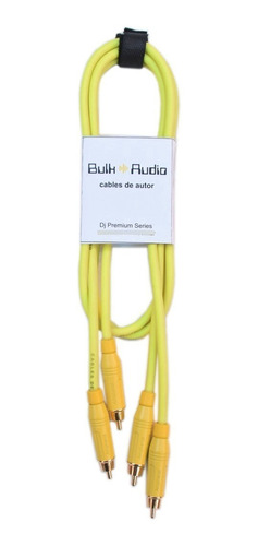 Cable Audio Rca-rca St Bulkaudio Deck Yellow By Amphenol 2mt