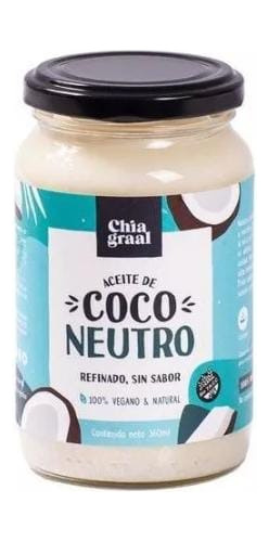Sin Tacc - Aceite De Coco Neutro Chia Graal 360 Ml.
