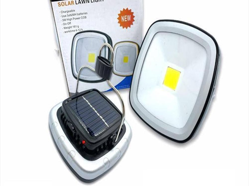 Lampara Led Solar Recargable Usb 5v 3w Camping Linterna Supl