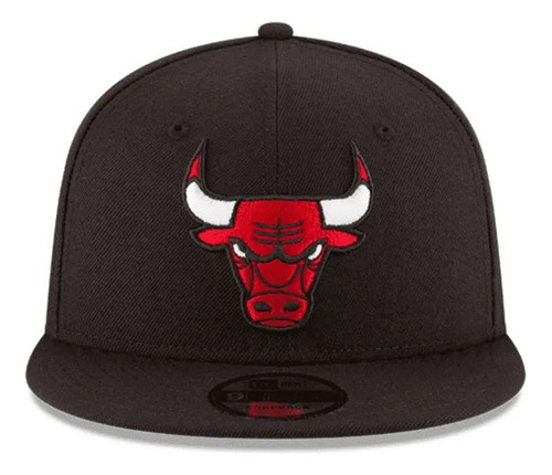 Gorra New Era Plana Abierta De Chicago Bulls