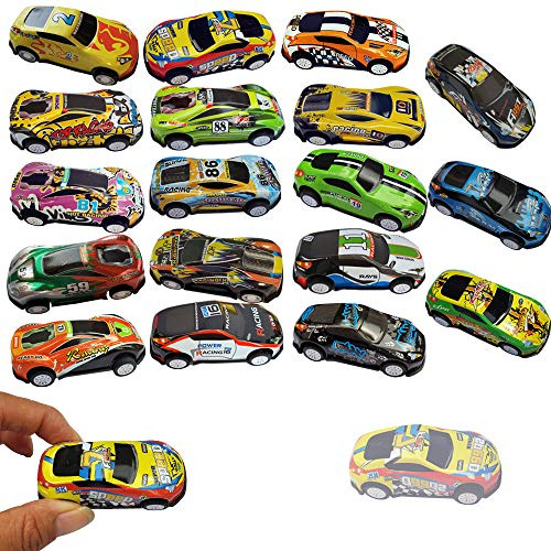 18pcs Metal Pull Back Racing Car Toy Die Cast Race Car Vehic