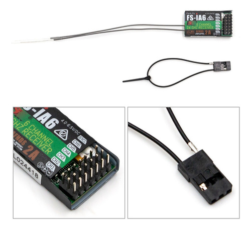 Flysky Fs-i6 Afhds 2a Transmisor Del Sistema De Radio De 2.4