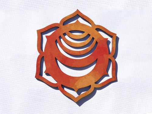 Imagen 10 de 10 de 7 Chakras Reiki De 10 Cm X 10 Cm Mdf 3mm Mandalas