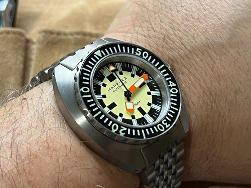 Reloj Maranez Samui Army Titanium 300m Auto No Doxa (Usado)