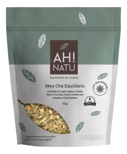 comprar Meu Chá Equilíbrio Ah! Natu Hortelã Maçã Gengibre Anis 70g
