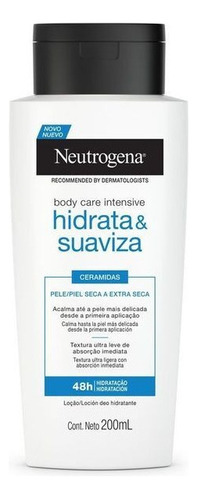 Crema Corporal Neutrogena Intensive Hidrata & Suaviza 200ml Tipo De Envase Pote Fragancia Limón