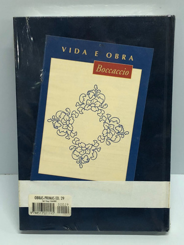 Livro Decamerão Boccaccio Editora Suzano Capa Dura