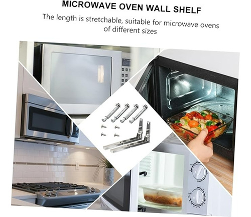Soportes Plegables Para Horno Microondas, En Pared