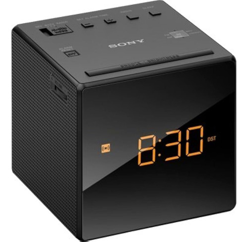 Sony Icf-c1b Reloj Despertador Con Radio Am/fm Negro
