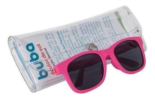 Óculos De Sol Buba ® Com Proteção Solar Rosa 11746