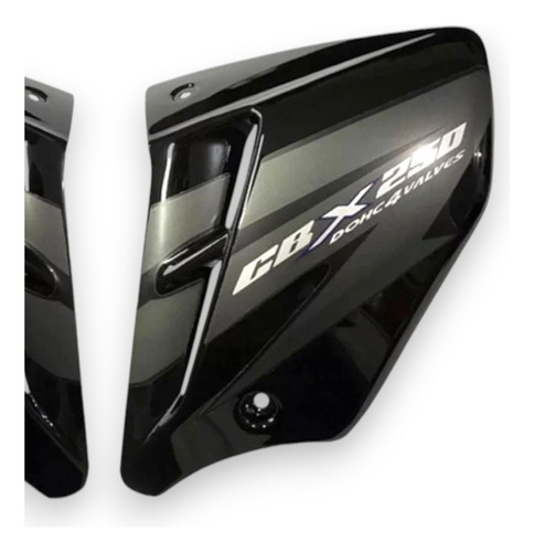 Asa Cbx Aba Asinha Tanque Cbx 250 Twister 07/08 Carenagem Preto
