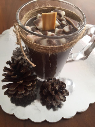 Vela Aromática De Cera De Soya, Hot Cocoa & Marshmallows