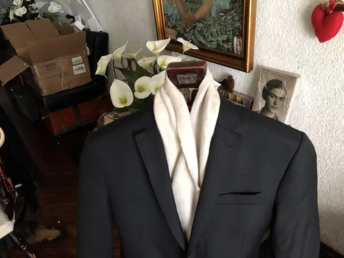 Carolina Herrera No,carlos Nieto Blazer Wool 110s Reda It Ne Negro Linias 39 (Usado)