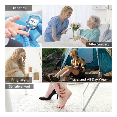 Calcetines Diabéticos De Algodón No Vinculantes Para Hombres