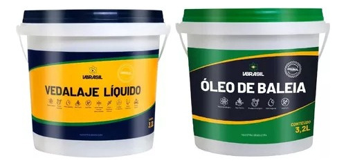 Óleo De Baleia Vbrasil 3,2l + Veda Laje Liquido 3,2l