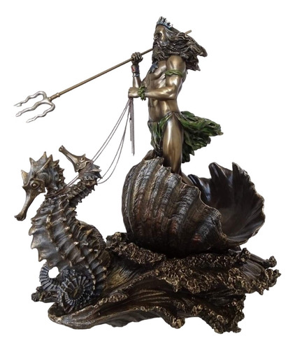 Dios Griego De La Resina Estatuilla Escultura De Poseidon