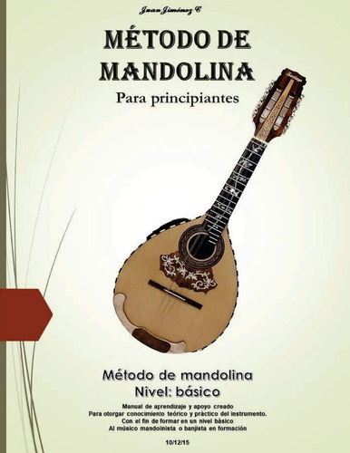 Libro: Metodo De Mandolina (spanish Edition)