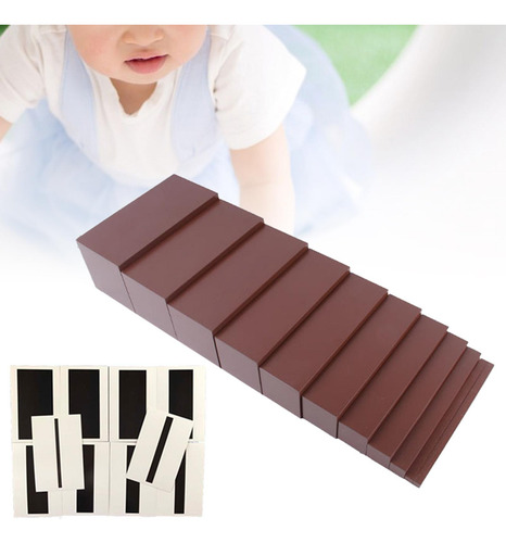 Escada Marrom Montessori, Brinquedos Pequenos De