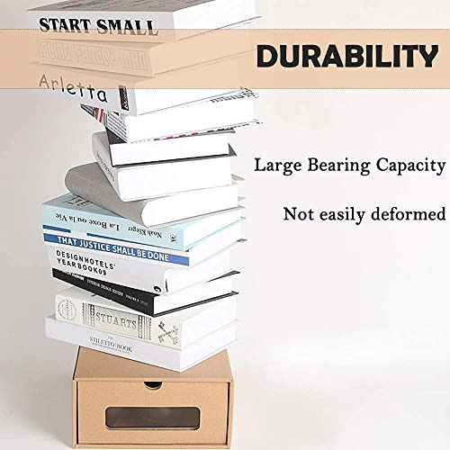 10 Cajas De Zapatos De Cartón De 13.7 X 9 X 5.3 Pulgad...