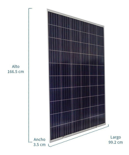 Imagen 12 de 12 de Panel Solar Fotovoltaico De 330 W Monocristalino