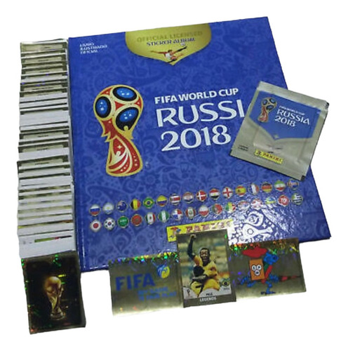 Album Mundial Rusia 2018 Pasta Dura 100% Completo A Pegar 