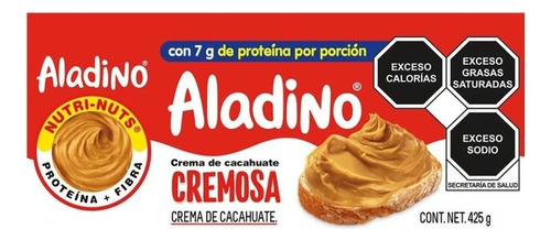 Crema De Cacahuate Aladino Creamy 425g