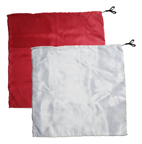 Swing Flag Quadrado Vermelho E Branco - Vendido Por Par